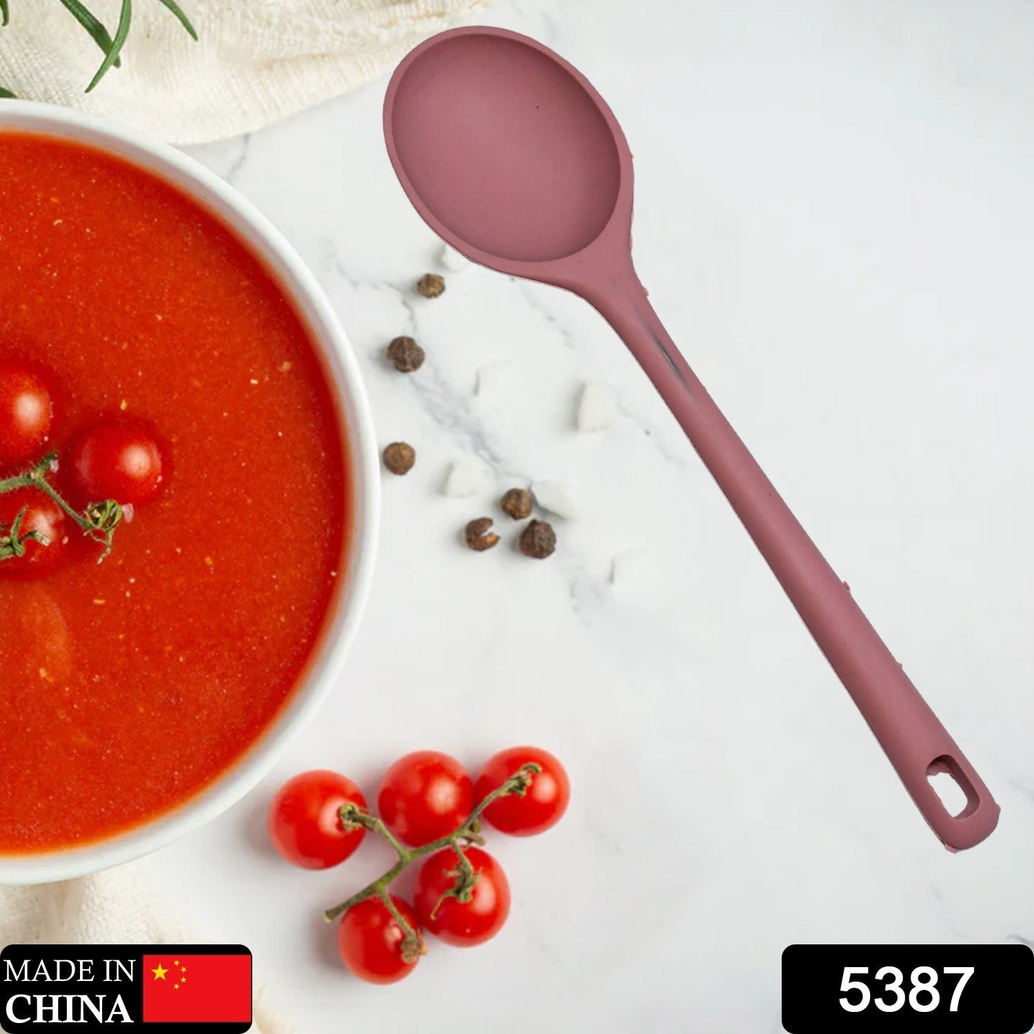 5387 HEAT RESISTANT SILICONE BASTING SPOON NON-STICK SPOON HYGIENIC SOLID COATING COOKWARE KITCHEN TOOLS DeoDap 5387 HEAT RESISTANT SILICONE BASTING SPOON NON-STICK SPOON HYGIENIC SOLID COATING COOKWARE KITCHEN TOOLS DeoDap